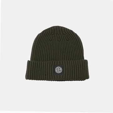Stone Island Jr. Beanie Rib Army Green
